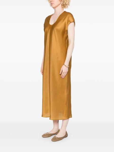 KHAITE Darby midi dress - Brown - zdjęcie produktu nr 2