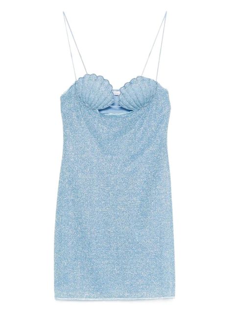 Oséree Lumière Shell mini dress - Blue - zdjęcie produktu nr 1