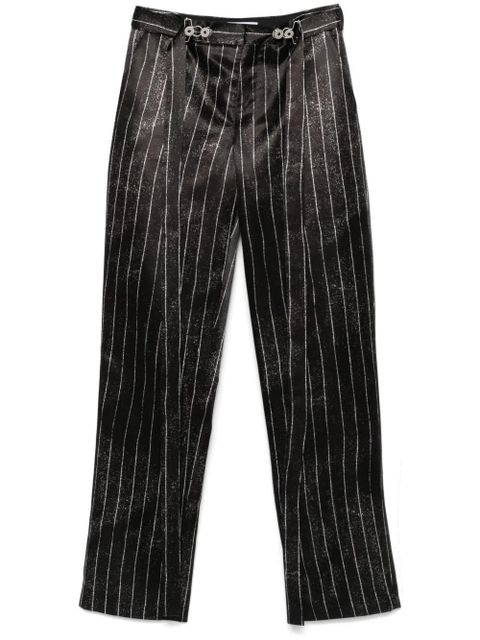 Jean Paul Gaultier striped trousers - Black - zdjęcie produktu nr 1