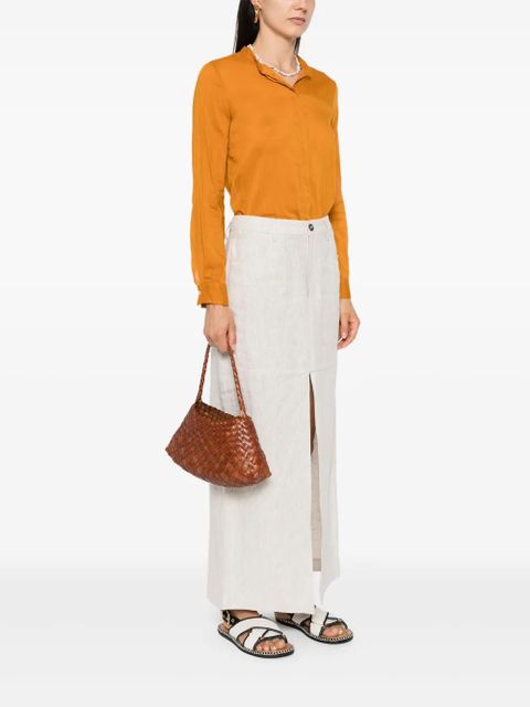 DRAGON DIFFUSION mini Rosanna leather tote bag - Brown - zdjęcie produktu nr 2