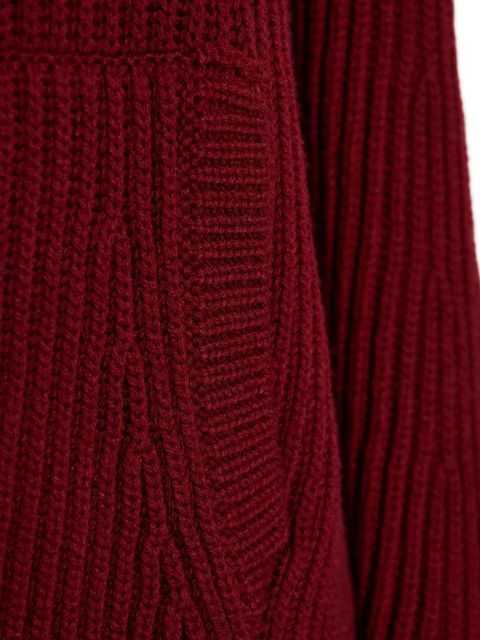 Max Mara Astoria cape pocket mini dress - Red