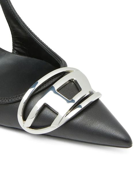 Diesel szpilki skórzane D-Venus Sb kolor czarny Y02985-PR818-T8013