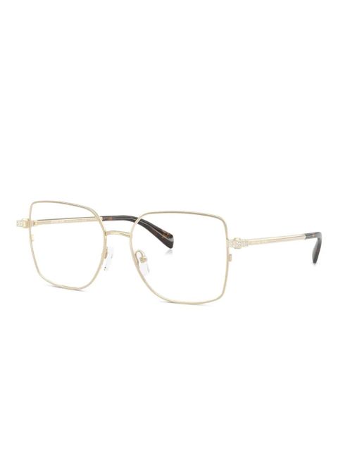 Michael Kors embellished square-frame glasses - Gold - zdjęcie produktu nr 2