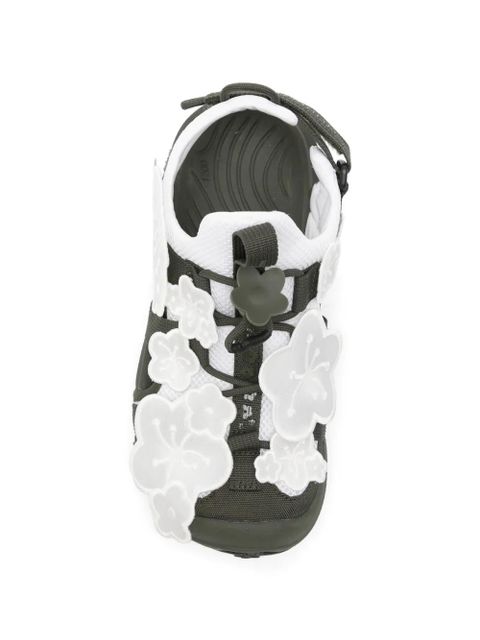 The North Face x Cecille Bahnsen floral detail sandals - Green