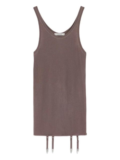 LEMAIRE ribbed suspender vest - Neutrals - zdjęcie produktu nr 1