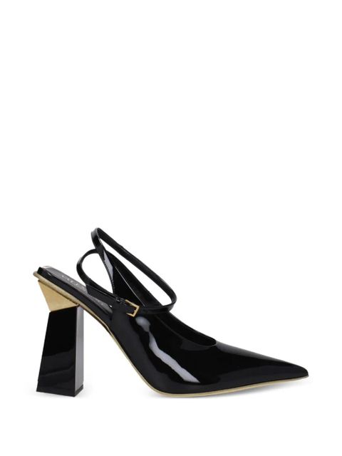 Valentino Garavani One Stud Hyper slingback pumps - Black - zdjęcie produktu nr 1