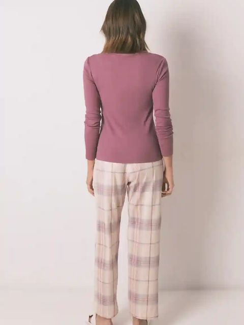 women'secret piżama damska kolor fioletowy 3592417