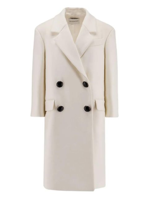 Givenchy double-breasted wool coat - Neutrals - zdjęcie produktu nr 1