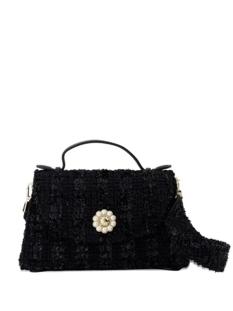 Simone Rocha Valentine pearl-embellished tweed mini bag - Black - zdjęcie produktu nr 1