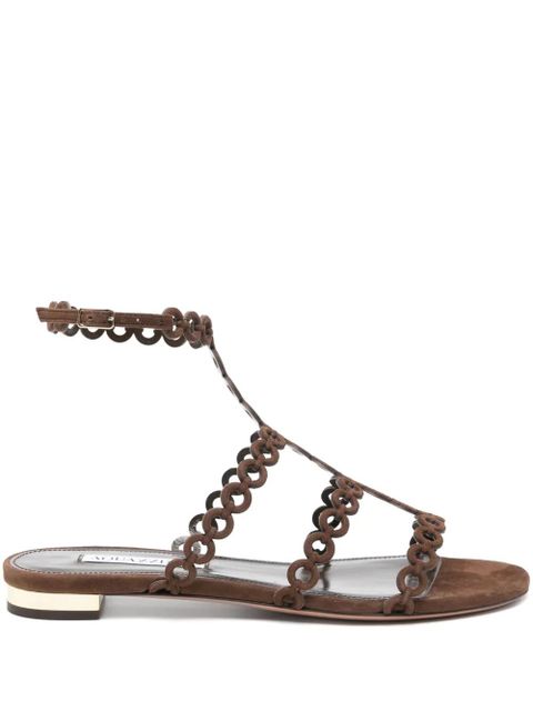 Aquazzura Infinity Chain flats - Brown - zdjęcie produktu nr 1