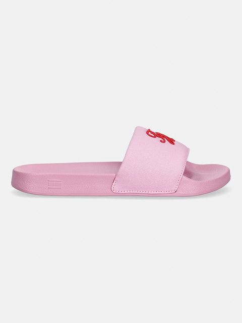 Tommy Hilfiger klapki damskie TH SCRIPT POOL SLIDE - zdjęcie produktu nr 1