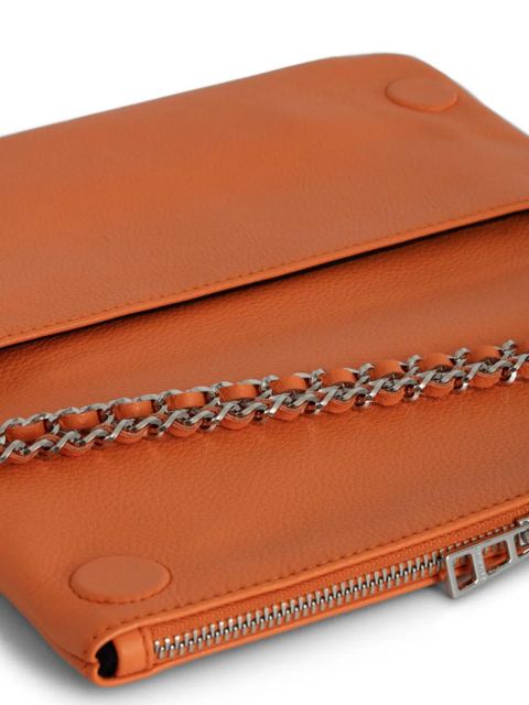 Zadig&Voltaire Rock leather clutch bag - Orange
