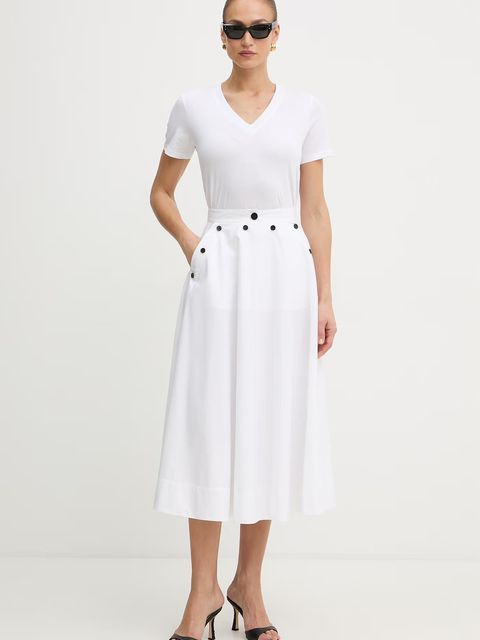 Karl Lagerfeld t-shirt damski bawełniany - zdjęcie produktu nr 1