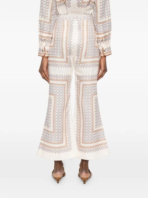 ZIMMERMANN geometric patterned trousers - Neutrals