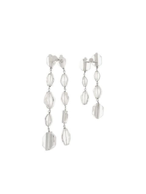 Jil Sander drop earrings - Silver