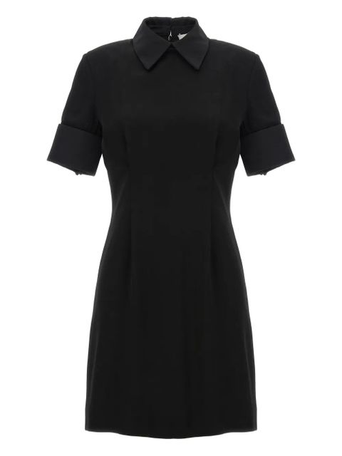 Sportmax collar zip-up dress - Black - zdjęcie produktu nr 1
