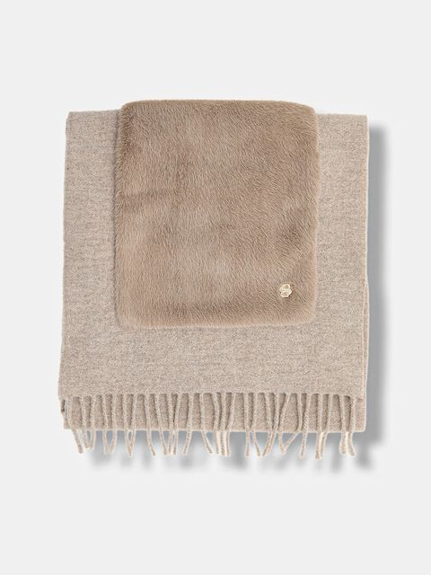 BOSS szalik z dodatkiem wełny Grayce_35*200 - zdjęcie produktu nr 1