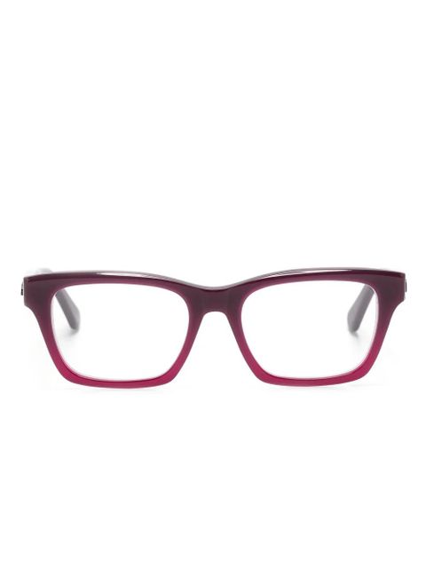 Chloé Eyewear rectangle-frame glasses - Purple - zdjęcie produktu nr 1