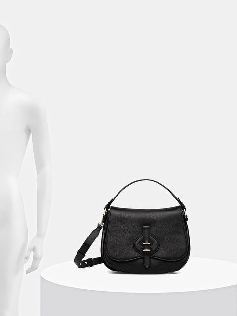 Coccinelle torebka skórzana MAVERY kolor czarny E1 U7F 18 01 01