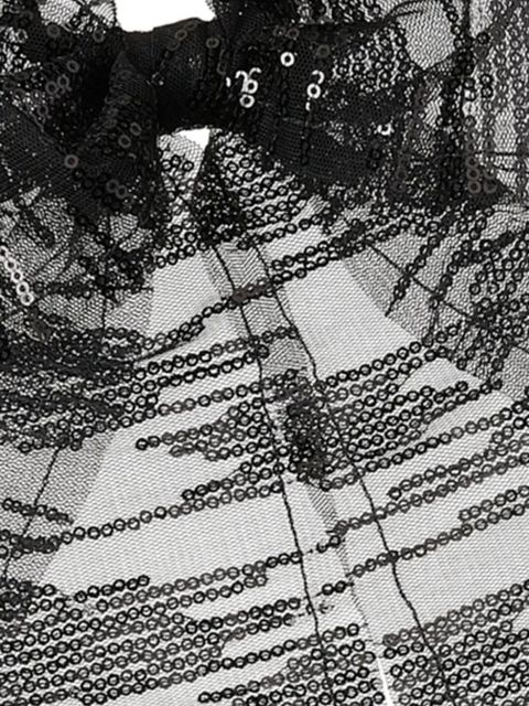 Maison Michel mini Wicole Bow hair tie - Black - zdjęcie produktu nr 2