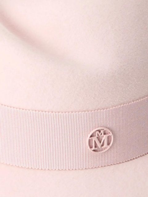 Maison Michel logo-plaque hat - Pink - zdjęcie produktu nr 2