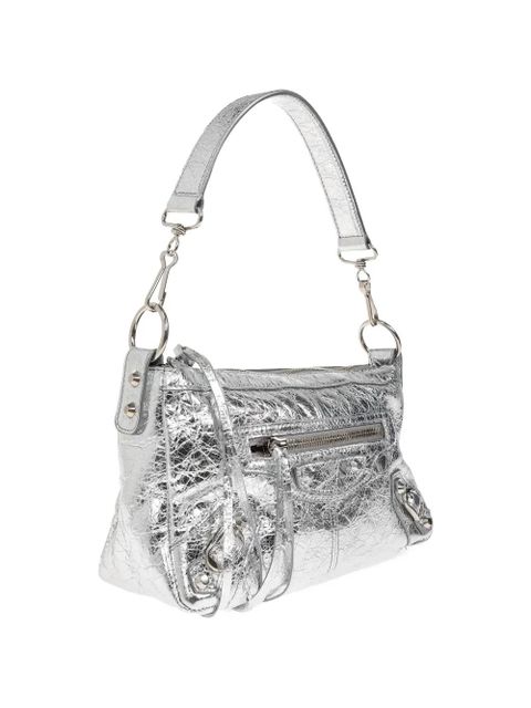 Balenciaga mini Le City Moto tote bag - Silver - zdjęcie produktu nr 1