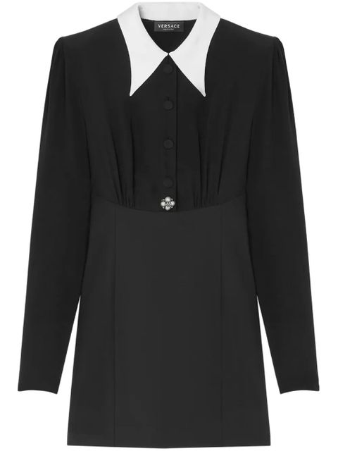 Versace pearl-detailing mini dress - Black - zdjęcie produktu nr 1