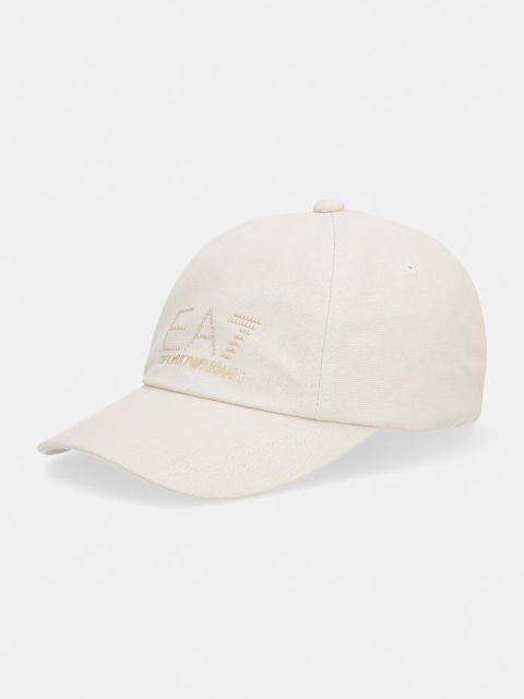 EA7 Emporio Armani czapka z daszkiem bawełniana