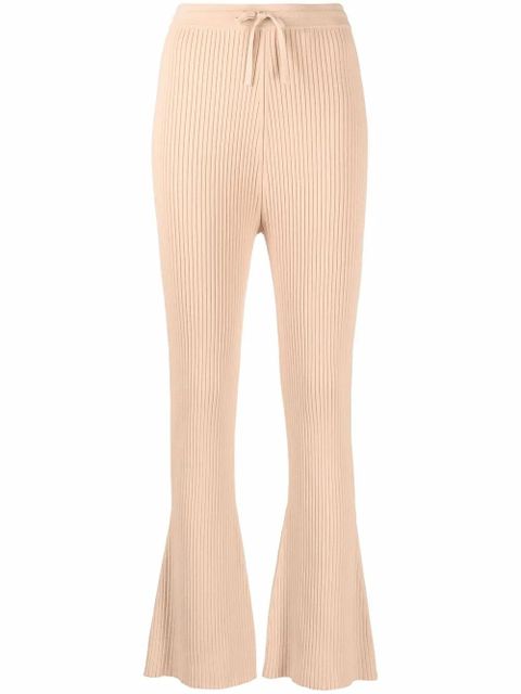 Nanushka ribbed knitted trousers - Neutrals - zdjęcie produktu nr 1