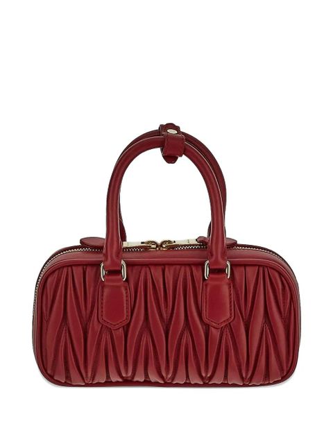 Miu Miu Arcadie matelassé leather bag - Red