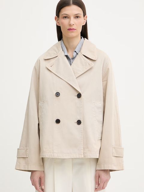 Marc O'Polo krótki trencz damski bawełniany - zdjęcie produktu nr 1