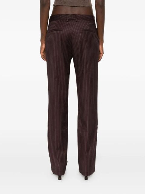 Gimaguas pinstripe trousers - Brown
