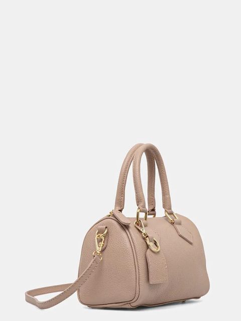 Answear.LAB torebka skórzana kolor beżowy