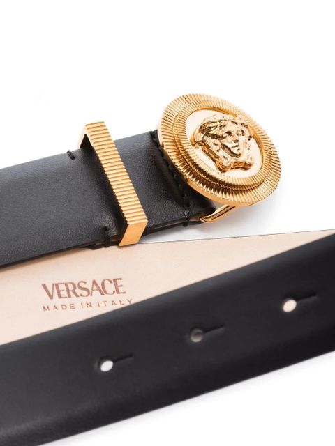 Versace Medusa Biggie leather belt - Black