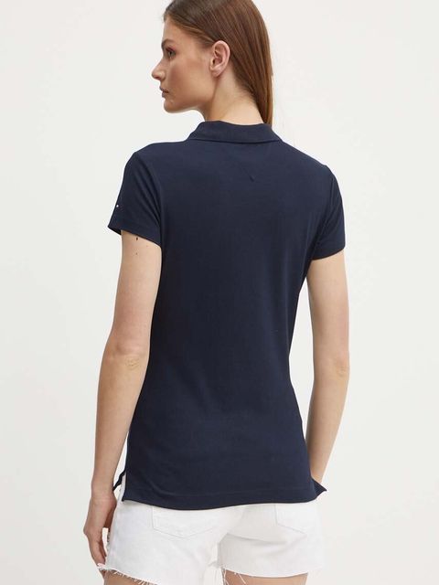 Tommy Hilfiger polo damski kolor granatowy WW0WW41895