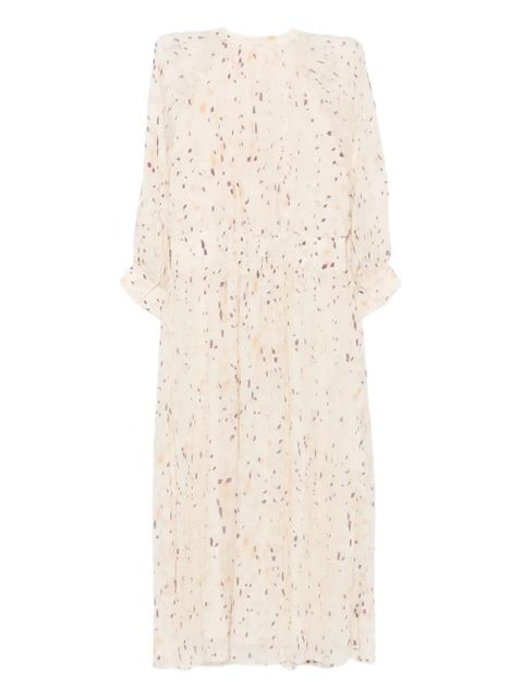 Ba&Sh Karla button-front printed dress - Neutrals - zdjęcie produktu nr 2