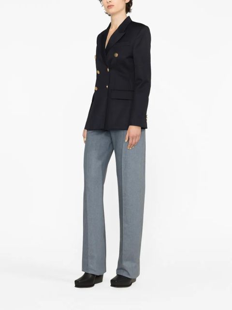 Givenchy double-breasted peak-lapel blazer - Blue