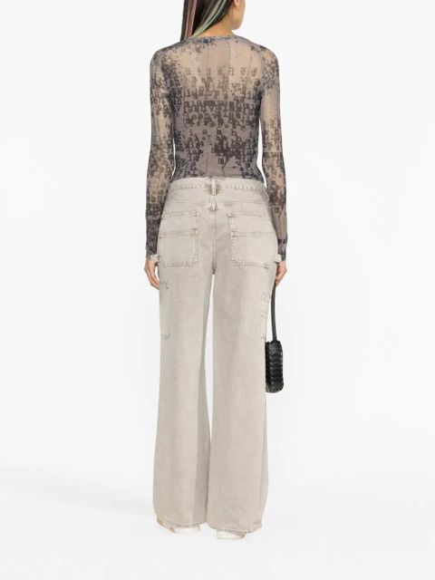 AGOLDE Magda wide-leg jeans - Grey