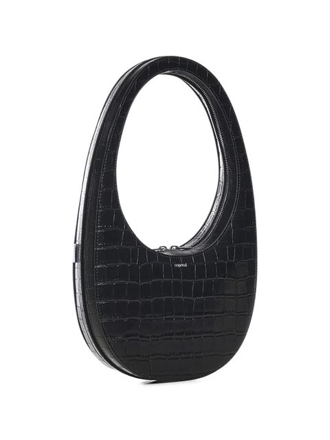 Coperni leather shoulder bag - Black