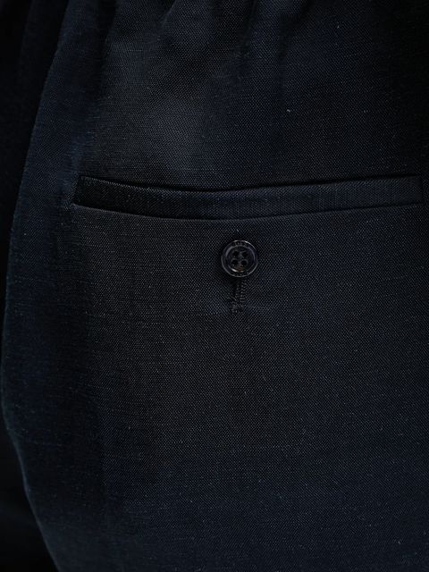 BOSS szorty z domieszką lnu