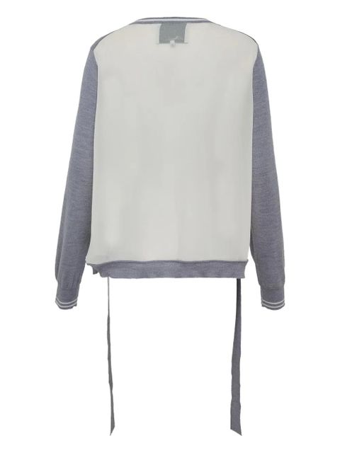 3.1 Phillip Lim layered wool sweater - Grey - zdjęcie produktu nr 2