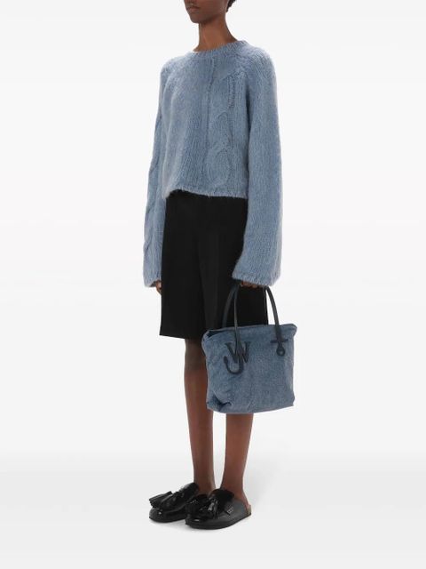JW Anderson small Anchor padded tote bag - Blue