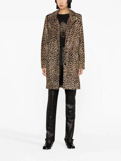 Zadig&Voltaire leopard-print calf hair coat - Neutrals - zdjęcie produktu nr 2