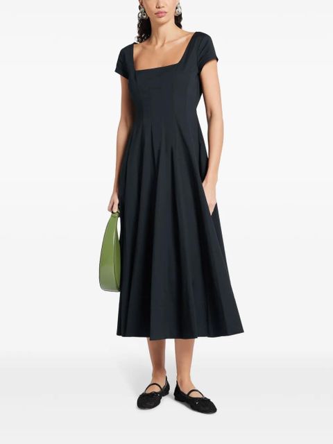 STAUD Wells midi dress - Black