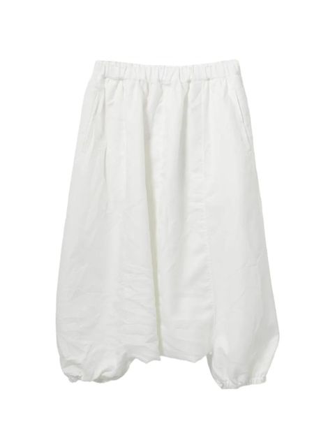 Comme Des Garçons elasticated-cuff trousers - White - zdjęcie produktu nr 1