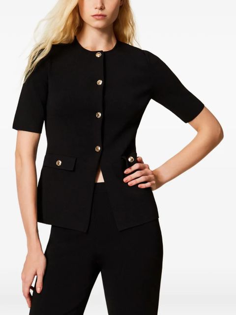 TWINSET button-up cardigan - Black - zdjęcie produktu nr 2