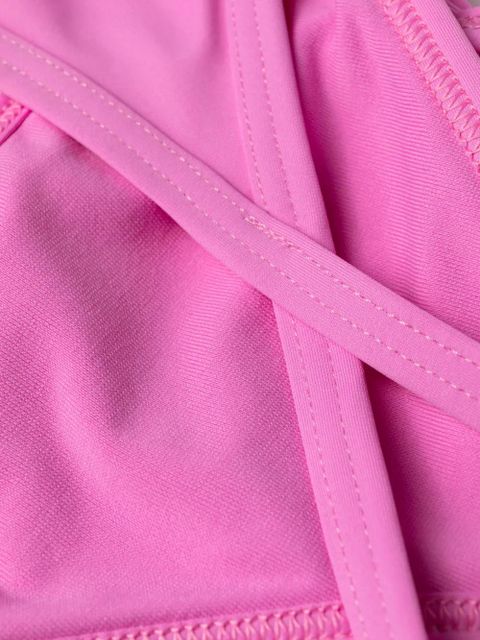The Attico strap-detailed bikini set - Pink