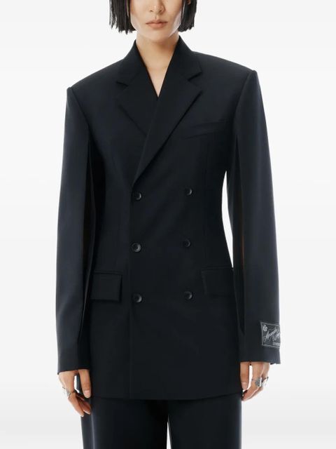 Alexander Wang double-breasted blazer mini dress - Black