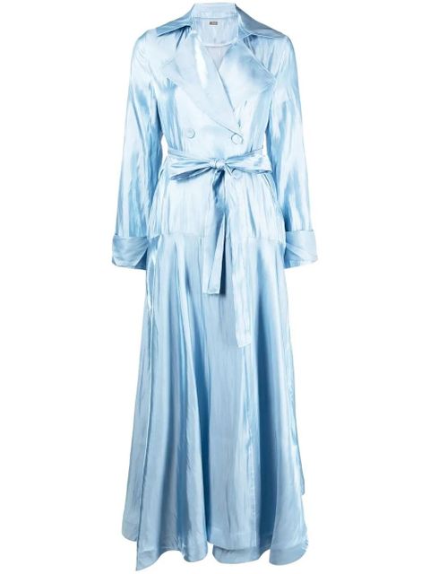 Cult Gaia Jasira long double-breasted coat - Blue - zdjęcie produktu nr 1