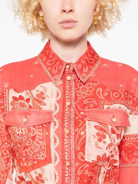 ZIMMERMANN Lucky mini dress - Red